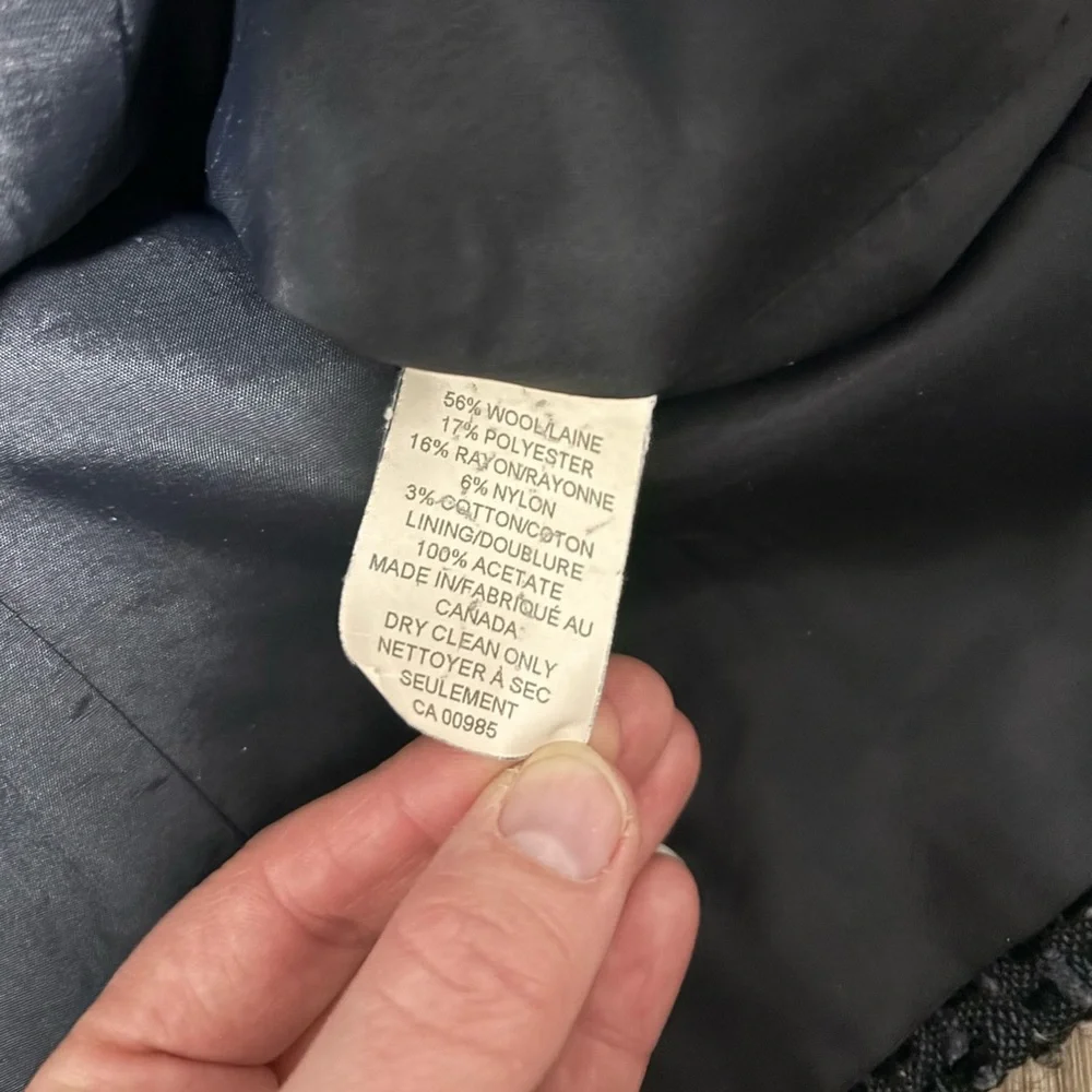 HOLT RENFREW vintage wool skirt suit - Picture 9 of 11